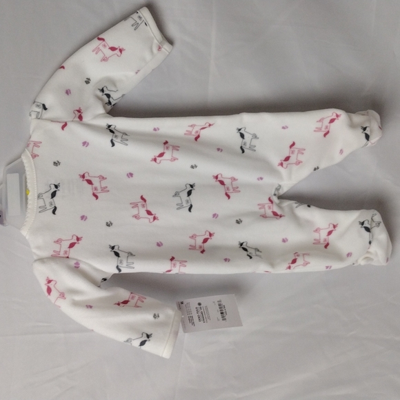 Carter's - Girls - Child of Mine - Newborn One piece sleeper - Pony Design - Picture 7 of 7